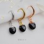 Black Onyx Hoop Earrings And Necklace, thumbnail 1 of 11