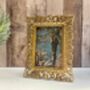 Gold Filigree Cut Out Ornate Photo Frame 4x6 Inch 15x20cm Home Decor Gift, thumbnail 9 of 9