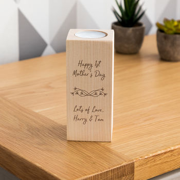 Personalised Happy Mother's Day Candle Holder Gift, 3 of 3