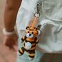 Bag Charms Tiger Rattle, thumbnail 1 of 5