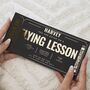 Flying Lesson Gift Voucher Gold Foil Personalised, thumbnail 1 of 9