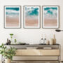 Set Of Three Black And White Seaside Prints, thumbnail 8 of 12