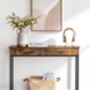 Console Table Industrial Style Sofa Table Steel Frame, thumbnail 7 of 7