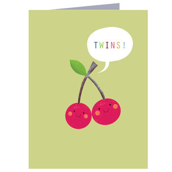 Mini Cherries Twins Card, 2 of 4