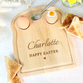 Personalised Egg And Toast Board For Kids, 2 of 4