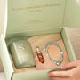 Jade Anxiety Bracelet And Crystal Candle Gift Set, thumbnail 1 of 11