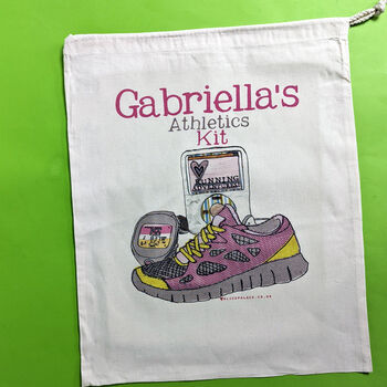Personalised 'Born To Run' Sack, 8 of 8