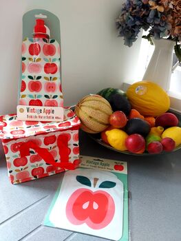 Lunch Bag And Accessories Vintage Apple Design, 2 of 7