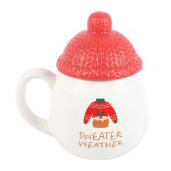 Sweater Weather Lidded Mug, 2 of 5