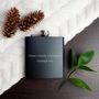 Personalised Merry Christmas Hip Flask, thumbnail 3 of 9