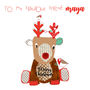 Merry Christmas Ickle Reindeer Greeting Card, thumbnail 2 of 3