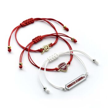 Arsenal Football Club Friendship Bracelet Set, 3 of 4