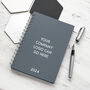 Personalised 2024 Company Name Or Logo Weekly Diary, thumbnail 1 of 5