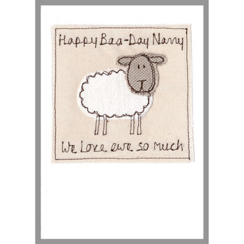 Personalised Sheep Birthday Card For Him Or Her, 2 of 12