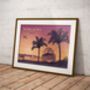 Bora Bora Nightclub Ibiza Travel Poster Art Print, thumbnail 5 of 8