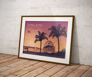 Bora Bora Nightclub Ibiza Travel Poster Art Print, 5 of 8