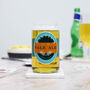 Personalised Pale Ale Label Printed Can Glass, thumbnail 1 of 6