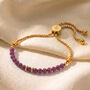 July Birthstone Ruby Bracelet, thumbnail 1 of 7