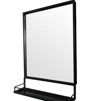 Mirror With Shelf Black Or Gold, 8 of 9