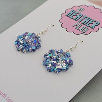 Sparkly Mini Shell Resin Earrings, 11 of 12