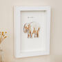 Personalised Elephant Wall Art New Baby Gift, thumbnail 3 of 5