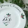 Personalised Christmas Pudding And Cake Plate, thumbnail 4 of 6