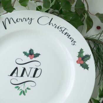 Personalised Christmas Pudding And Cake Plate, 4 of 6