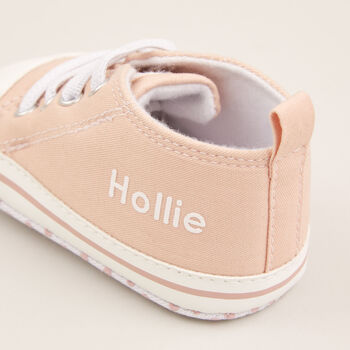 Personalised Pink High Tops Trainers, 2 of 4