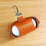 Personalised Tan Leather Golf Ball Caddy, thumbnail 9 of 10
