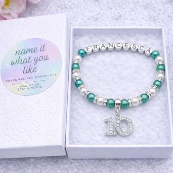 Personalised Birthday Bracelet Gift For Her, 2 of 12