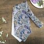 Liberty Paisely Cravat And Pocket Square Set For Men And Boys, thumbnail 4 of 6