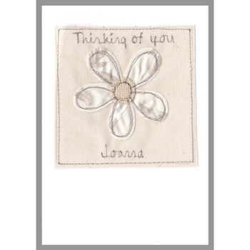 Personalised Flower Thinking Of You Card, 8 of 12