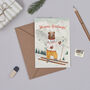 'Skisons Greetings' Christmas Card, thumbnail 1 of 3
