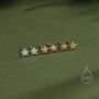 Sterling Silver Tiny Little Textured Star Stud Earrings, thumbnail 1 of 12