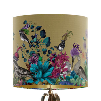 Glorious Plumes Lampshade Gold, Multiple Cols Avail, 5 of 11