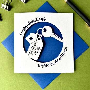 Keys Personalised New Home Card, 2 of 4