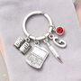 Personalised Writers Keyring Authors Gift, Graduation Gift, thumbnail 1 of 9