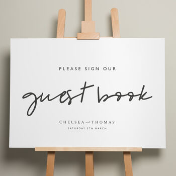 Elegant Wedding Sweet Station Sign 'Chelsea', 2 of 9