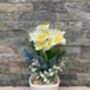 Spring Faux Silk Flower Arrangement Mothers Day Gift, thumbnail 4 of 5