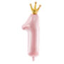 39' Pink Number One Birthday Balloon, thumbnail 3 of 3