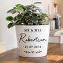 Personalised Anniversary Plant Pot For Couple, thumbnail 2 of 4