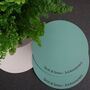 Round Personalised Leather Coaster, thumbnail 8 of 12