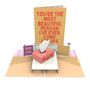 Come Across Tissue Box 3D Pop Up Funny Anniversary Card, thumbnail 4 of 6
