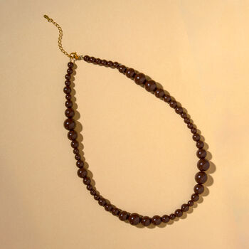 Chocolate Bead Bubble Bracelet, 2 of 2