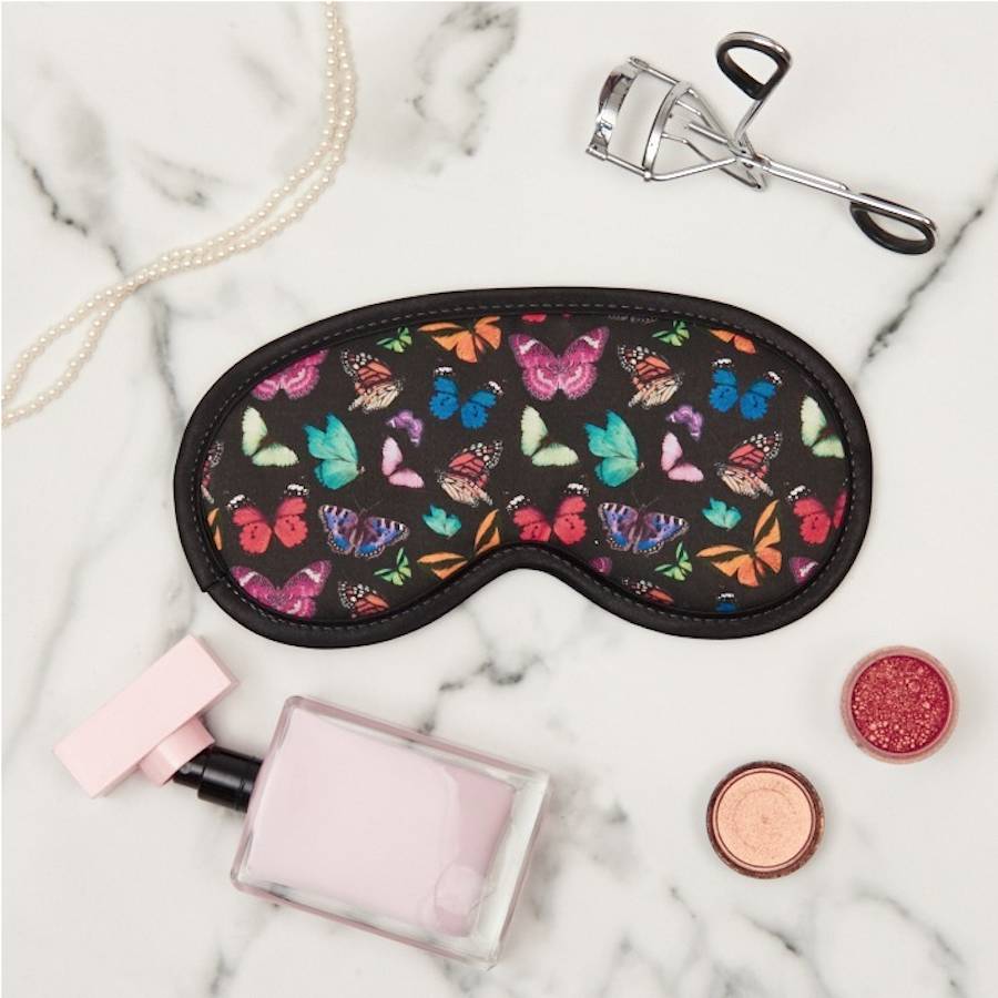 eye mask in butterfly with lavender by catherine & jean