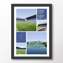 Leicester Views Of Filbert St And King Power Poster, thumbnail 7 of 7