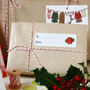 Robin And Snowflake Christmas Gift Labels, thumbnail 3 of 5