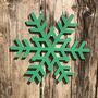 Colourful Christmas Snowflake Decoration Ornament Sign, thumbnail 10 of 12