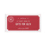 Personalised Book Of Relationship Giftable Tickets, thumbnail 8 of 11