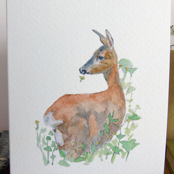 Roe Deer Greetings Card, 4 of 9